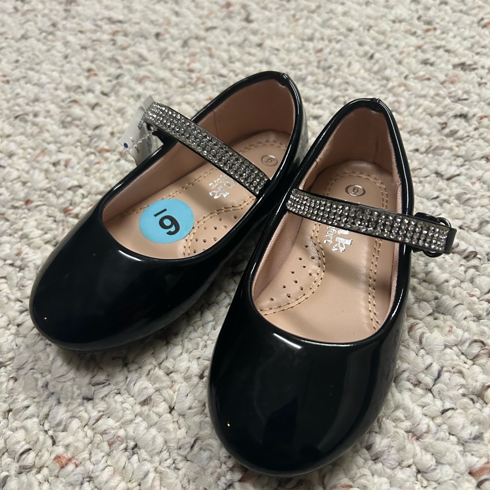 Toddler black dress shoes